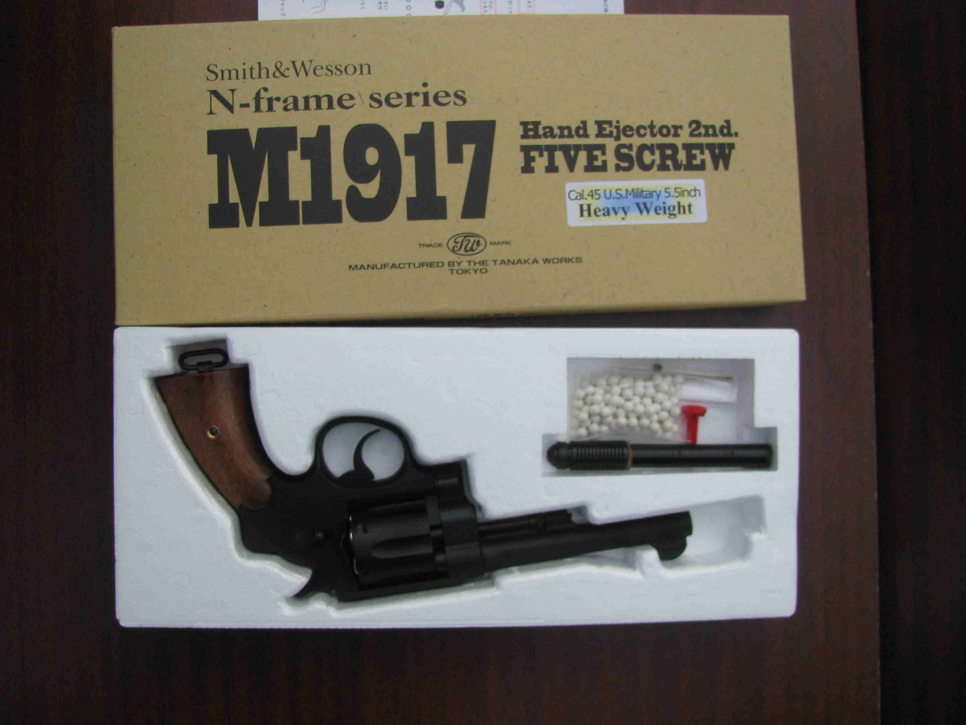 Smith & Wesson, S&W, S&W M1917, Smith & Wesson Model 1917 страйкбольный, Смит Вессон 1917